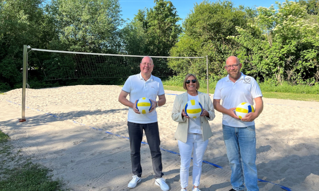 Beachvolleyballfeld am Nachtweideweiher